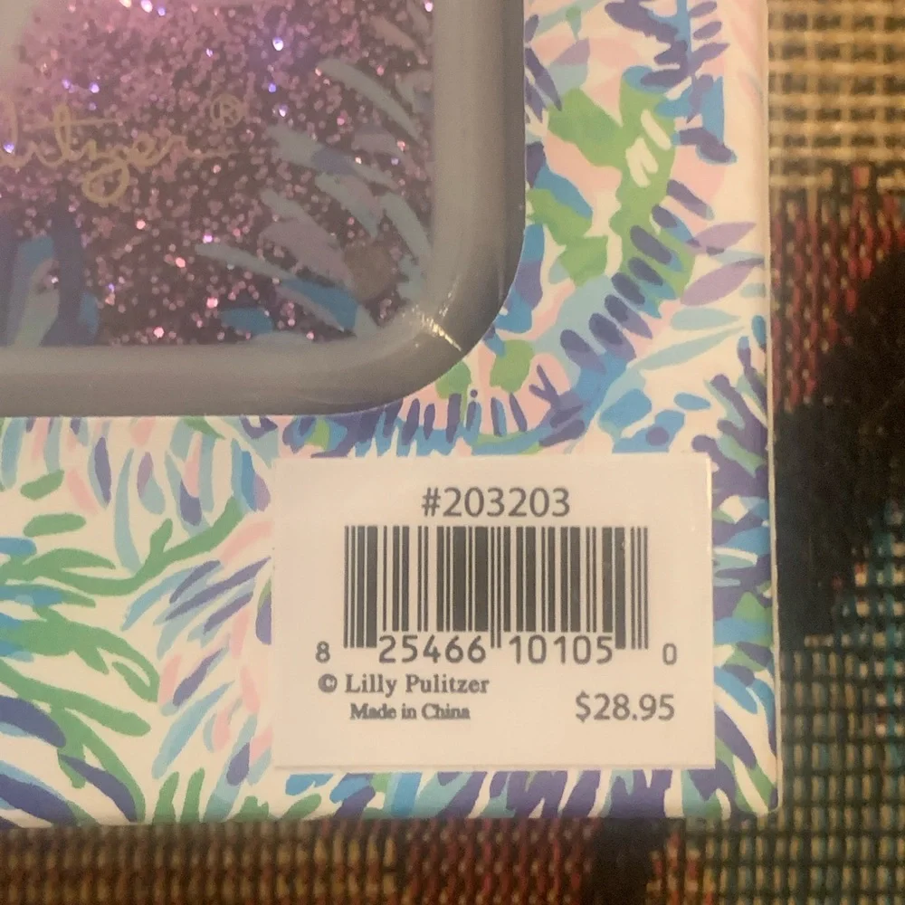 NIB Lily Pulitzer Glitter iPhone Case (NWT)